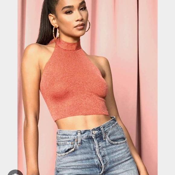 Superdown x Draya Michele halter top, red, size XS - Picture 5 of 5